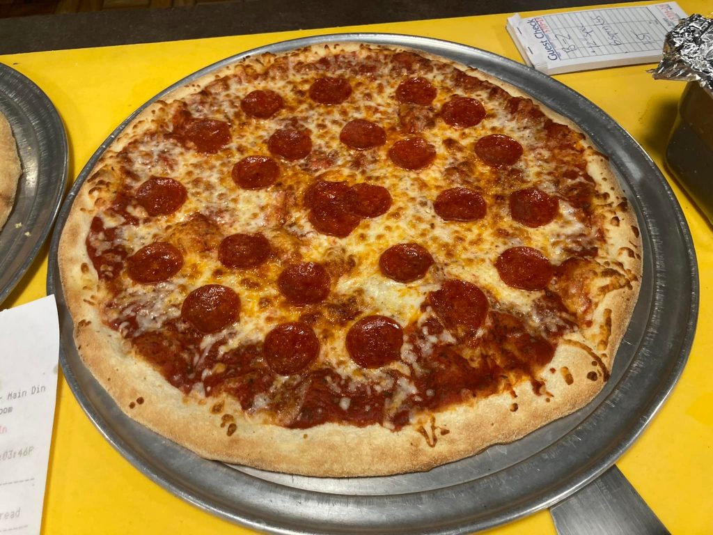 Pepperoni pizza