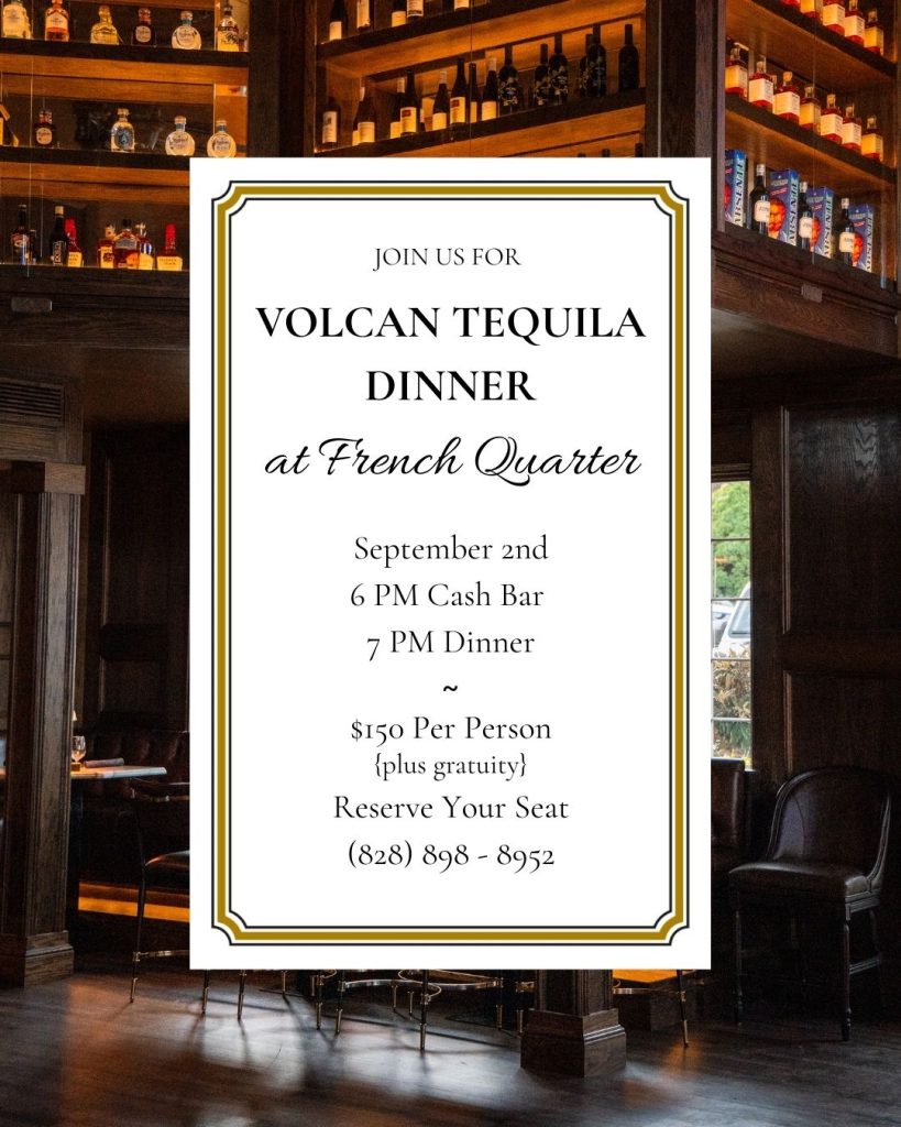 VOLCAN TEQUILA DINNER